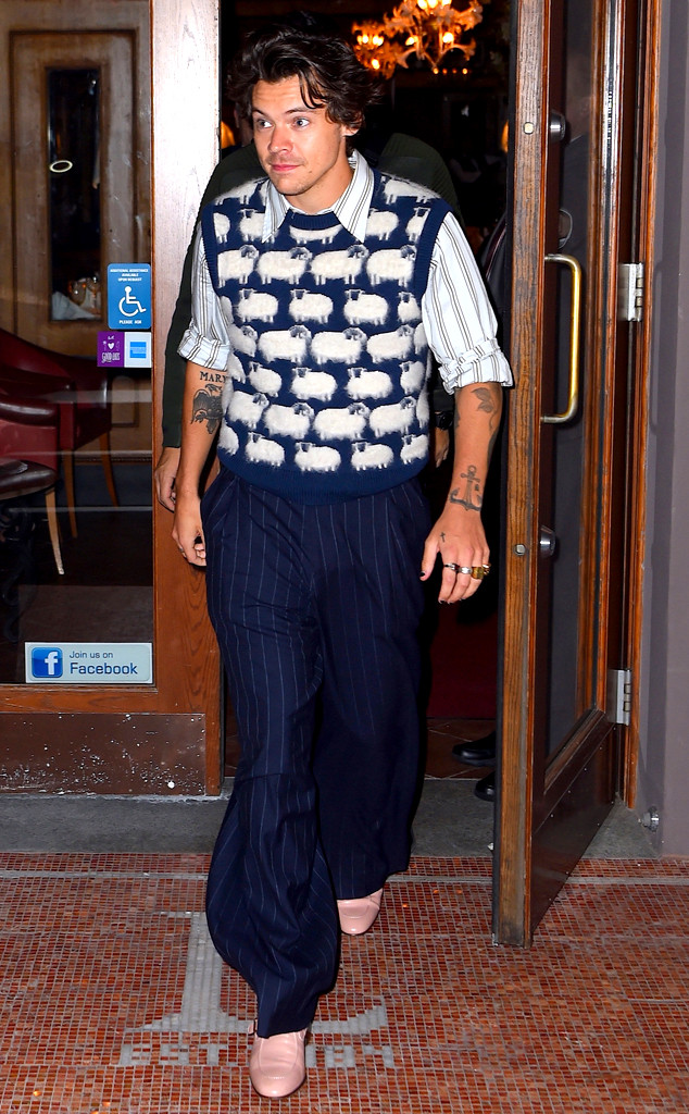 Harry Styles Sheep Sweater Is A Sweet Dream Come True E Online Uk